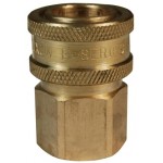 DQC E-SERIES STRAIGHT THROUGH INTERCHANGE FEM COUPLER 16EF16-B