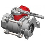 ECONOVALVE MINSUP LOCKOUT BALL VALVE 2 INCH BSP X SURELOCK