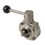 B5101 SERIES BUTTERFLY VALVE WITH PULL HANDLE WELD END B5101E050BB-A