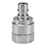 DQC V-SERIES SNAP-TITE H/IH INTERCHANGE VALVED FEM PLUG V12F12-SS