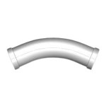 SHOULDERED END 45DEG BEND GALVANISED 100NB