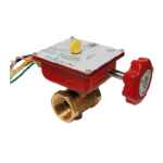 MONITORED BRONZE BUTTERFLY VALVE SCREWED 40MM BSP VGBBB-48-GEAR