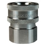 DQC V-SERIES SNAP-TITE H/IH I/CHANGE UNVALVED FEM COUPLER 16VF16-SS-E