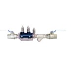 DOUBLE CHECK VALVE WITH ISOLATION VALVE & STRAINER 20MM BSP