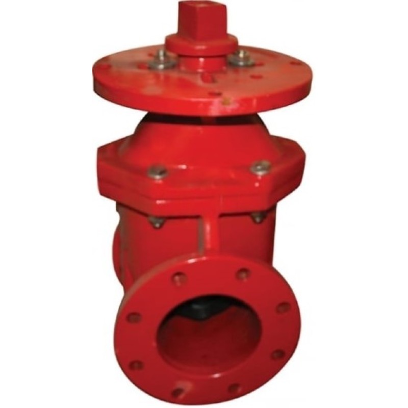 POST INDICATOR FLANGED GATE VALVE FLANGED TABLE E 100NB Integrated