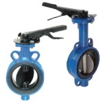 WAFER STYLE BUTTERFLY VALVE TABLE E&ANSI 250NB