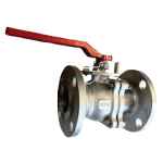 BALL VALVE ANSI DRILLED LEVER OPERATED 65NB