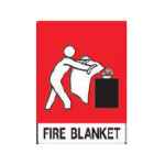 FIRE BLANKET LOCATION SIGN 150X225MM