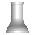 SHOULDERED END CONCENTRIC REDUCER GALVANISED 100 X 50NB
