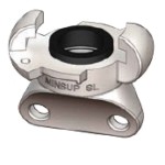 COUPLING CLAW SURELOCK STD BLANK END SMALL 3/8INCH- 1.1/4INCH