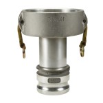 COUPLER 75MM X ADAPTOR 100MM ALUM - 3040-DA-AL