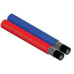 HOSE TWIN OXY/ACET 5MM 217PSI BLUE/ RED X PER METRE