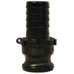 ADAPTOR CAMLOCK HOSE BARB POLYPROPYLENE TYPE E 100MM
