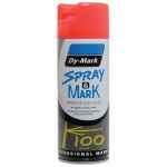 PAINT SPRAY & MARK FLUORO RED 350GM 40013522 DYMARK
