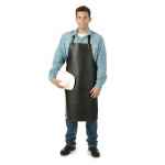 WELDING APRON GRAIN LEATHER BIB STYLE 914MM X 559MM LTH STRAPS AA004