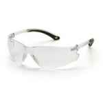 SAFETY GLASSES PYRAMEX ITEK CLEAR LENS AND TEMPLES