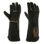 WELDING GLOVES BLACK & GOLD 404MM