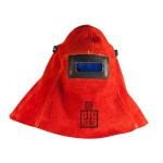 WELDING HOOD LEATHER CONFINED SPACE BIG RED