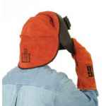 WELDING NECK FLAP LEATHER BIG RED