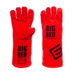 WELDING GLOVES BIG RED LEATHER XS