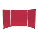 ARCSAFE SCREEN RED 1 X 850X850MM & 2 X 850X450MM