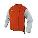 WELDING JACKET WAKATAC CHROME LEATHER SLEEVES XL