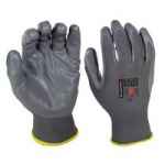 GLOVES G-FLEX GREY NITRILE/GREY LINER SZ 10