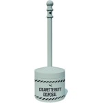 SMOKERS CEASEFIRE CIGARETTE BUTT DISPOSAL GREY