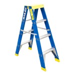 LADDER DOUBLE SIDED PRO FIBREGLASS DS 4 PUNCHLOCK 1.2M 150KG AS1892 BAILEY