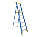 LADDER PLATFORM FIBREGLASS PRO PFS6 IND PUNCHLOCK 1.8M 150KG AS1892 BAILEY