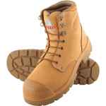 BOOT ARGYLE SZ 10 STEEL TOE TPU SOLE BUMP CAP LACE UP WHEAT 332102 STEEL BLUE