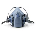 RESPIRATOR HALF FACE MEDIUM 7500 SERIES 7502 3M