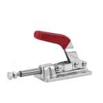 TOGGLE CLAMP PUSH/PULL FLANGE BASE BENT HANDLE 318KG CAP 41.3MM REACH ITM