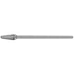 CARBIDE BURR TAPERED RADIUS END 1/2 X 1.1/8 HEAD 1/4 X 6 SHANK DC ITM