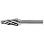 CARBIDE BURR TAPERED RADIUS END 1/2 X 1.1/8 HEAD 1/4 SHANK AC ITM