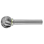 CARBIDE BURR BALL SHAPE 5/8 DIAMETER 1/4 SHANK AC ITM