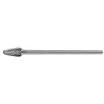 CARBIDE BURR TREE SHAPE RADIUS END 1/2 X 1 HEAD 1/4 X 6 SHANK DC ITM
