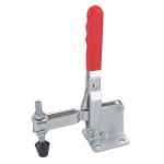 TOGGLE CLAMP VERTICAL FLANGED BASE STRAIGHT HANDLE 360KG CAP 85MM REACH ITM