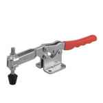 TOGGLE CLAMP HORIZONTAL FLANGED BASE FLAT HANDLE 340KG CAP 107MM REACH ITM