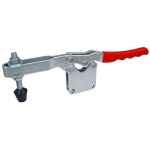 TOGGLE CLAMP HORIZONTAL STRAIGHT BASE FLAT HANDLE 340KG CAP 107MM REACH ITM