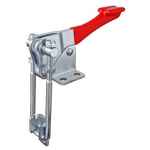 TOGGLE CLAMP CORNER LATCH FLANGED BASE STR HANDLE 450KG CAP 114MM REACH ITM