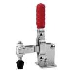 TOGGLE CLAMP VERTICAL FLANGED BASE STRAIGHT HANDLE 180KG CAP 154MM REACH ITM