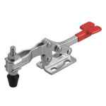 TOGGLE CLAMP HORIZONTAL FLANGED BASE FLAT HANDLE 250KG CAP 71.4MM REACH ITM
