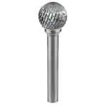 CARBIDE BURR BALL SHAPE 1/8 DIAMETER 1/8 SHANK DC ITM