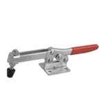 TOGGLE CLAMP HORIZONTAL FLANGED BASE STRAIGHT HANDLE 2270KG CAP 57MM REACH ITM
