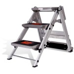 SAFETY STEP 3 STEP ALUMINIUM WITHOUT SAFETY RAIL 0.69M 150KG
