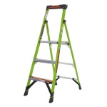 LADDER PLATFORM TUFF N LITE 3 STEP FIBREGLASS 0.85M 150KG