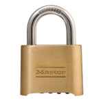 PADLOCK COMBINATION BRASS 51MM MASTER 175DAU