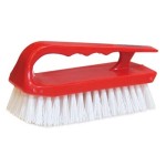 SCRUB BRUSH PLASTIC HANDLED