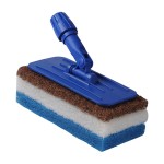 UTILITY PADS HOLDER  BROOM HANDLE SOCKET & 3 PADS